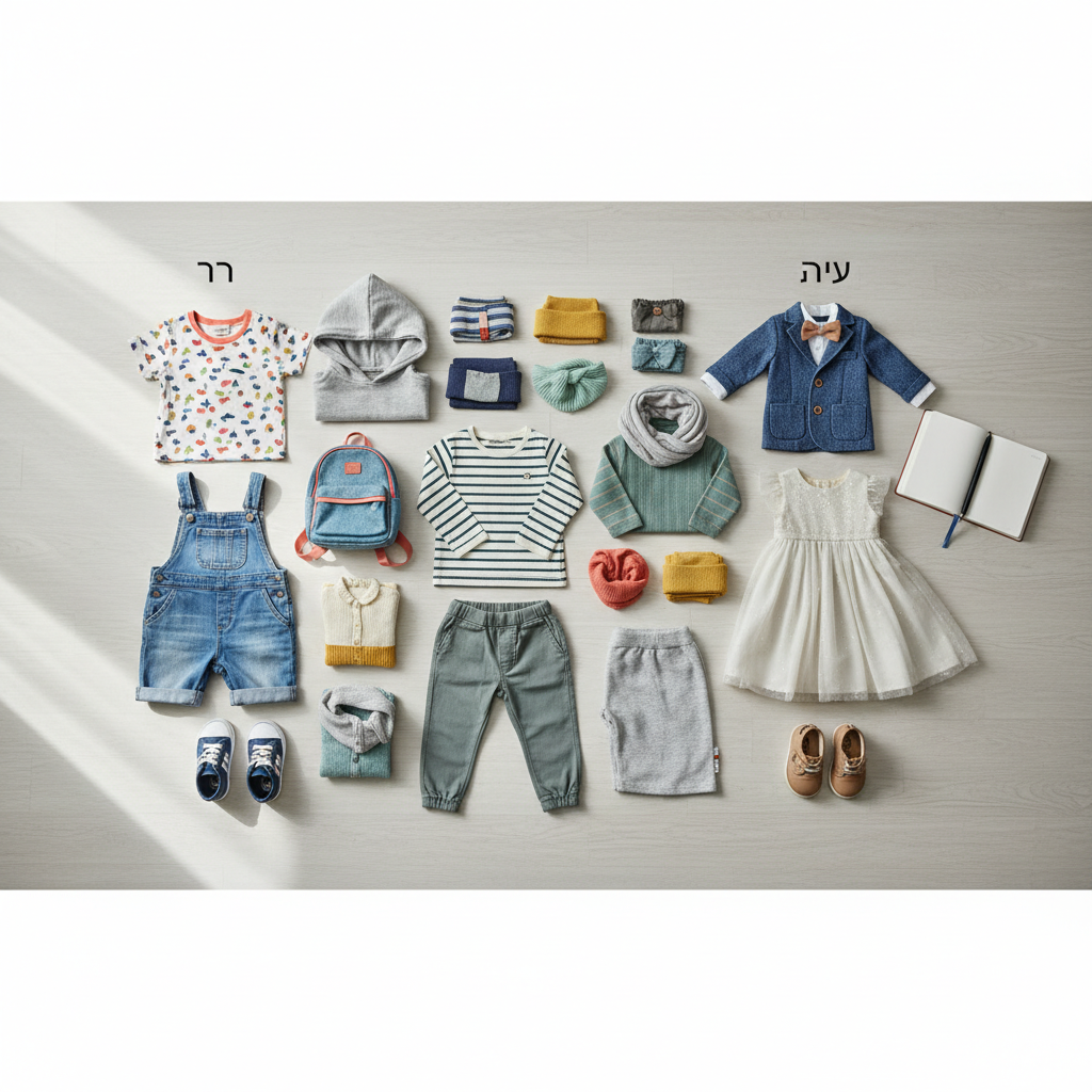 מהגן ועד הגאלה: המדריך ליצירת מלתחה חכמה ורב-תכליתית לקטנטנים